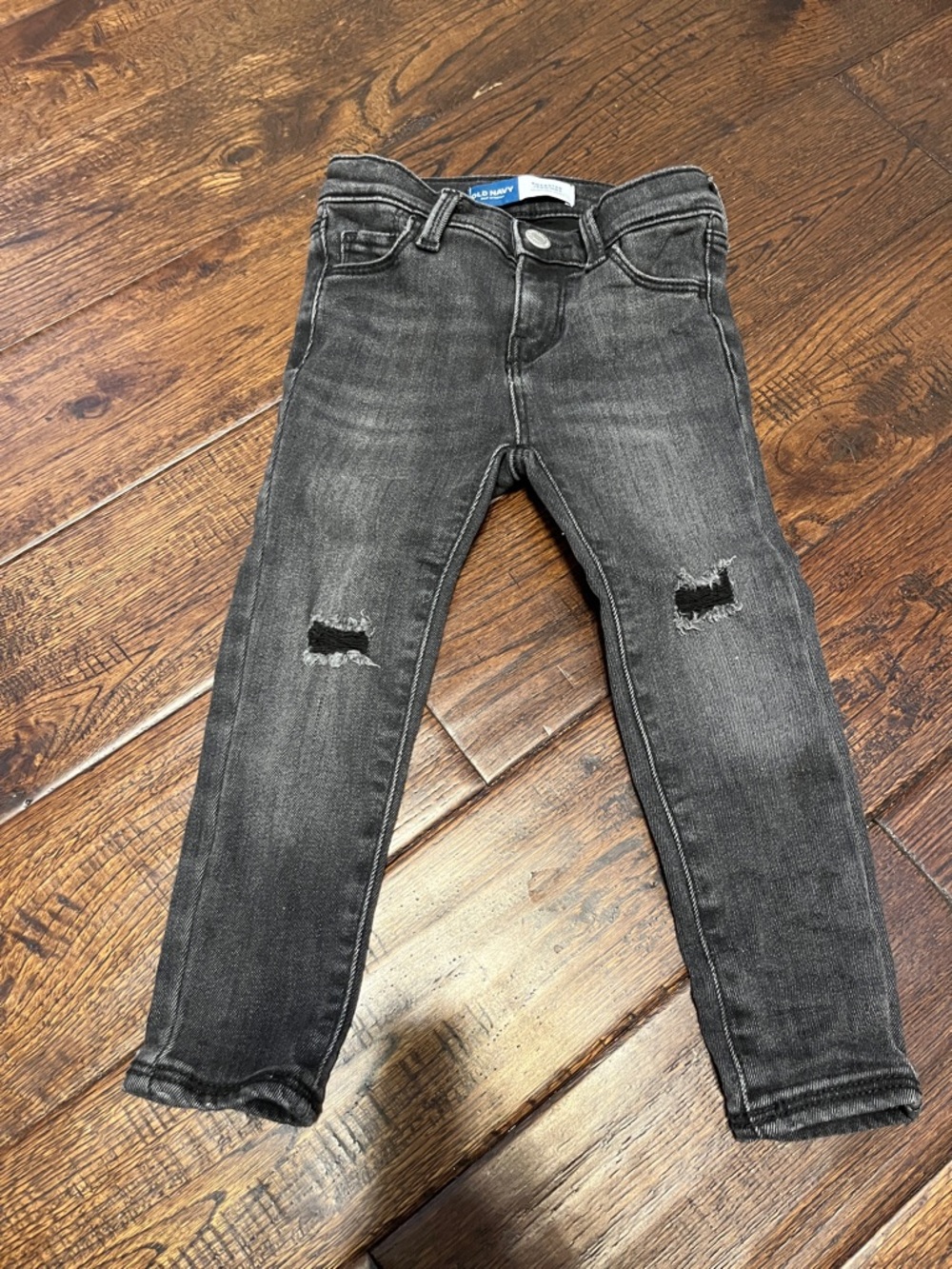 Old Navy Black Distressed Skinny Jeans for Kids